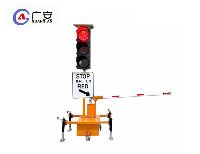 移动式太阳能红绿灯道闸
